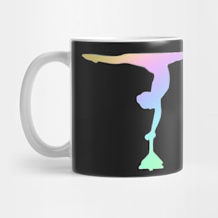 An Acrobat doing a split handstand on blocks Mug